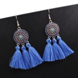 BOHO TASSEL EARRINGS Fringe Drop Dangle Earrings